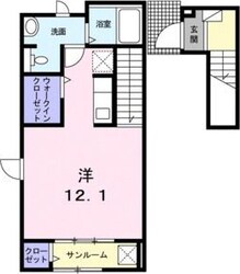 エトワール学文殿Aの物件間取画像